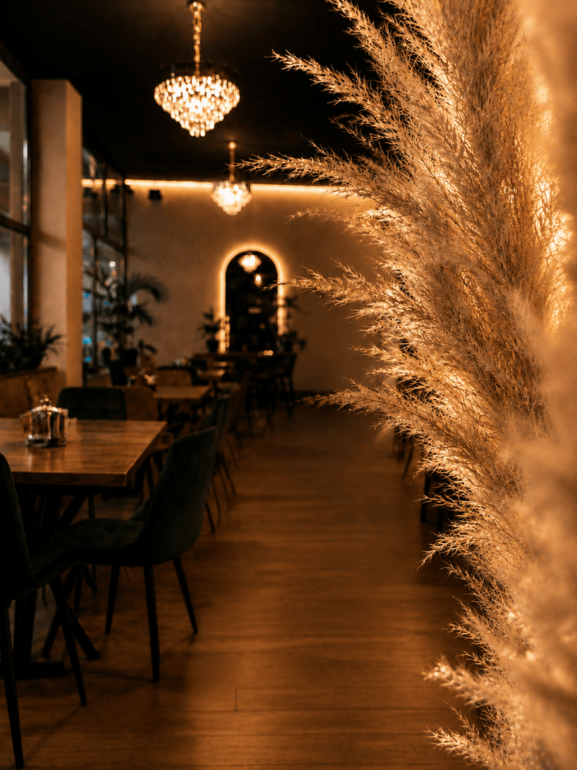 Interiorul restaurantului NONA din Baia Mare, Maramureș